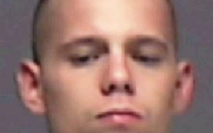 Raymond Cole Smith (23) gives his best tough guy stare into the camera after getting busted by the SAPD. (Photo courtesy of SAPD)