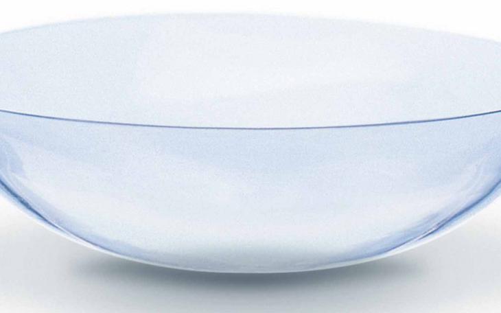 Soft contact lenses are just another example of a product we use daily that is made from petroleum. (Photo courtesy of Bausch and Lomb)