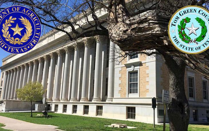 Tom Green County Courthouse building in Downtown San Angelo