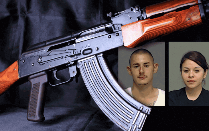 Gerardo Reese Constancio and Fantasia Monique Martinez have been arrested after firing an AK-47 out of a car on Knickerbocker.