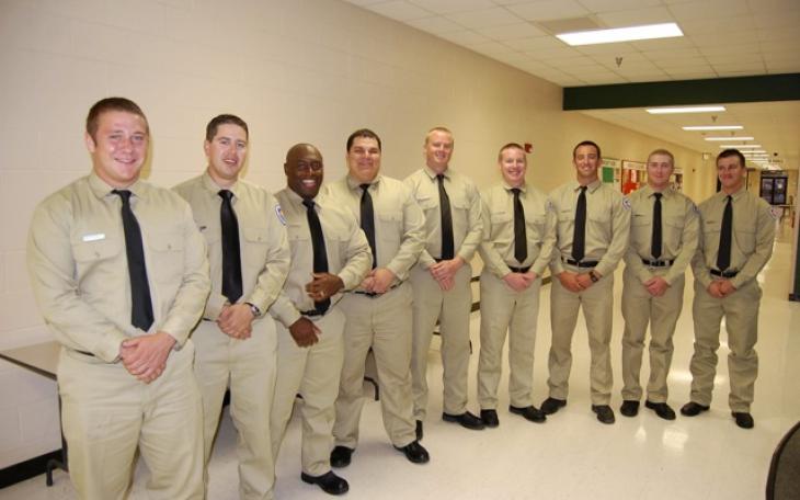 From left: Steven Olsen, Jon Huddleson, Edward Cooper, Joshua Kemp, Matthew Malleck, Justin Neely, Tyler Olsen, Sammy Westerman, and Jaden Lange. (LIVE! Photo/Joe Hyde)