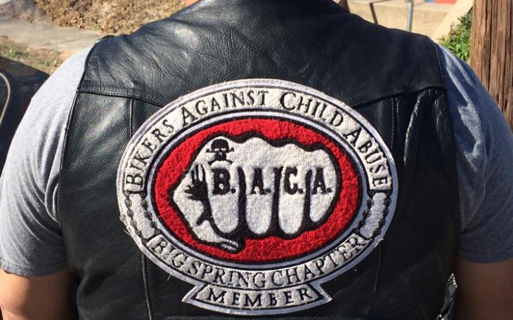 BACA, or Bikers Against Child Abuse, adopted its first San Angelo child on Saturday. (LIVE! Photo/John Basquez)