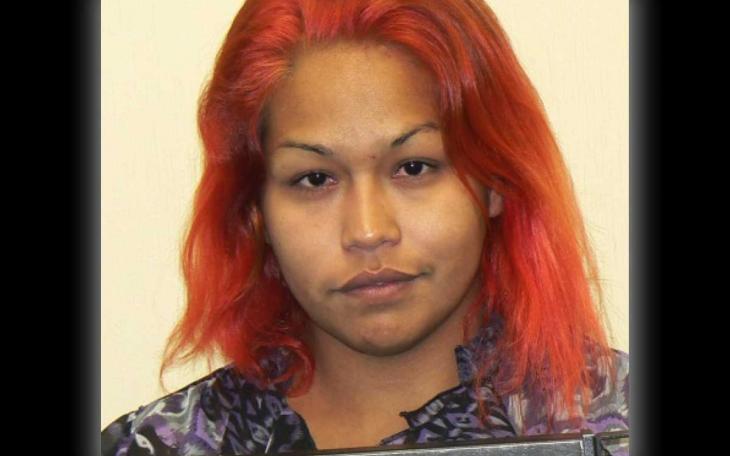 Destiney Baker, accused of stabbing her boyfriend. (TGCJ)