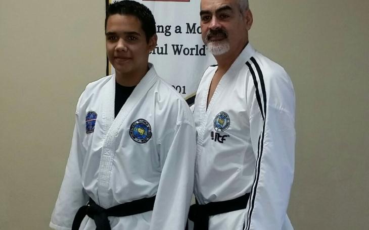 Alec Richey, left, and Fabian Nunez