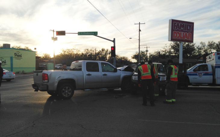 Crash on S. Chadborune on Monday, Nov. 24, 2014. (LIVE! Photo/Chelsea Reinhard)