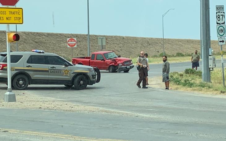 Crash at US 87 N and FM 2105 several years ago.