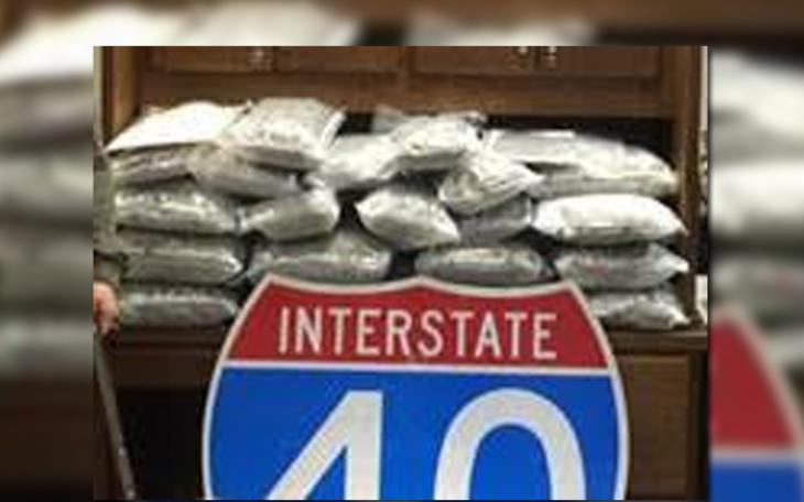 The TxDPS seized 25 pounds of marijuana and 12 ounces of hash in a traffic stop. (Photo/TxDPS)