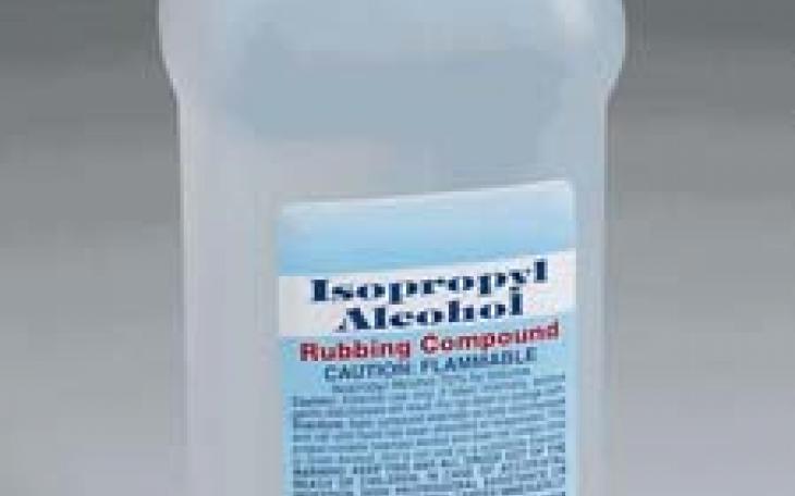 One of the primary ingredients in rubbing alcohol, propene, is a byproduct of oil refining. (Photo courtesy of drugfreehomes.com)