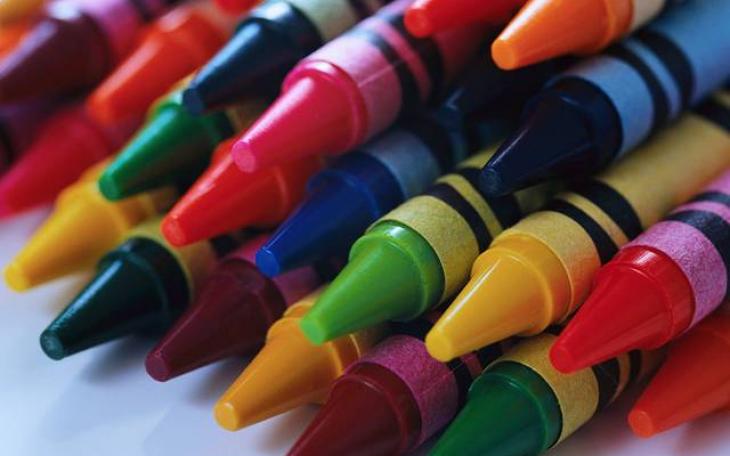 Crayons, made from paraffin wax, vary in quality because of the wax and the pigments used. (Photo courtesy of blog.ecycler.com)