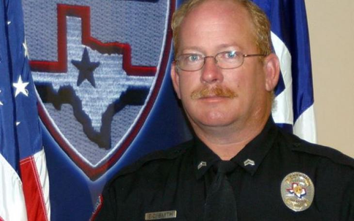 SAPD Officer Ed Smith retired Tuesday after 22 years of service. (Photo courtesy of SAPD)