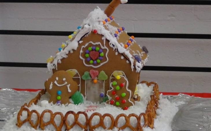 A gingerbread house from this year's gingerbread house contest at Christmas at Old Fort Concho. (LIVE! Photo by Cheyenne Benson)