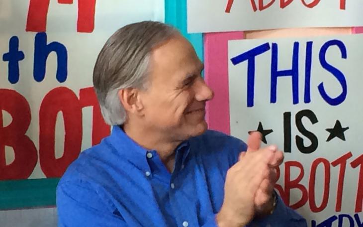 Greg Abbott stumps for governor in San Angelo, Texas on Oct. 29, 2014. (LIVE! Photo/John Basquez)