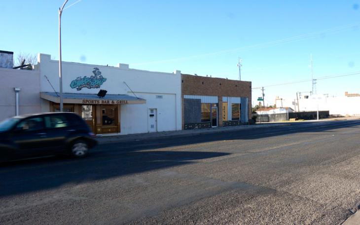 A motorist hit a pedestrian outside Crazy Goat Sunday morning and drove away. (LIVE! Photo/John Basquez)