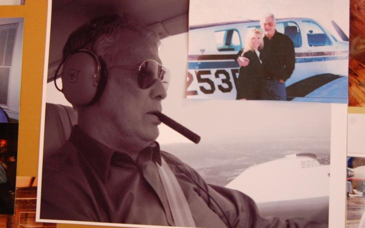 Kenneth Gunter was an accomplished pilot. (Photo of Brenda Gunter's Scrapbook)