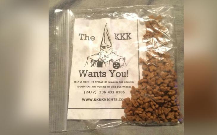 This is how the KKK is targeting Abilene residents. (Photo: Brenda Boyett Edwards Lauw /Facebook)