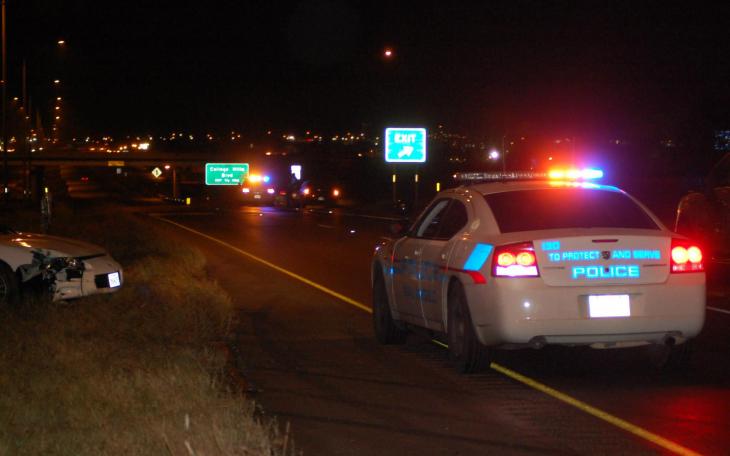 Loop 306 near the Knickerbocker overpass was the scene of a multi-vehicle accident in late November 2013 when black ice formed on the roadway (LIVE! Photo/John Basquez)