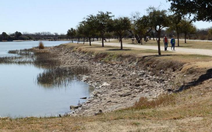 A view of Lake Nasworthy from the park on Middle Concho Drive in San Angelo on March 18, 2014. (LIVE! Photo/Matt McDaniel)