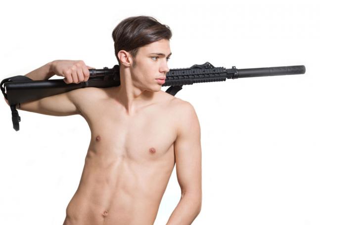 This is not "the" nude hunter. TPWD did not identify the guy in their press release, so we found this representative image by Paul90 at DepositPhotos.com.