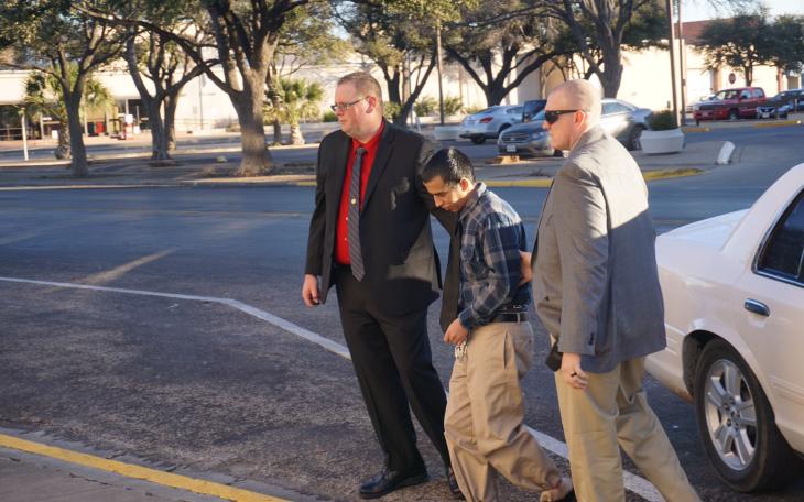 18-year-old Daniel Uvalle heads to court on Feb. 18, 2015. (LIVE! Photo/John Basquez)
