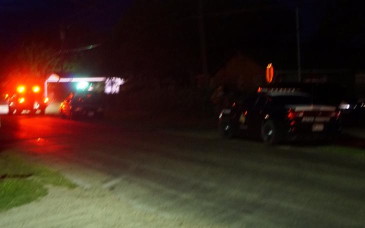 The scene at Cactus Lane and Fruitland Farm Road in San Angelo on Sunday night as law enforcement deals with a prank call of an active shooter. (LIVE! Photo/John Basquez)