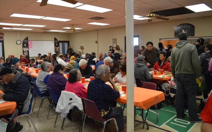 Debbie Berryman said they chose a "Duck Dynasty" theme for the event because of the shows focus on family and faith  (LIVE! Photo by Lauren Lopez)