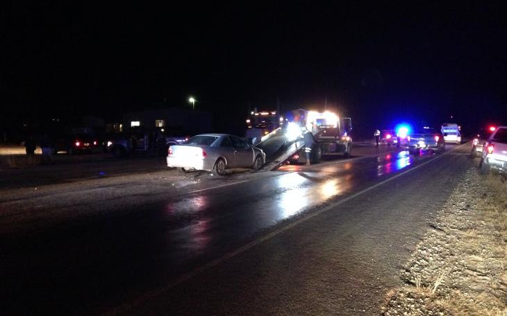 Crash on U.S. 67 on Nov. 24, 2014. (LIVE! Photo/Joe Hyde)