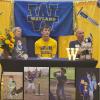 Veribest High School senior Bryce Martin signed Tuesday to play baseball for Wayland Baptist University.