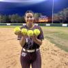 Ganado High School junior Kalyn Benavides had a historic game Tuesday with four home runs in a 16-0 win over Weimar.