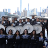 The Lake View Mariachi & Lake View High School Chiefettes Dance Team at the USS Intrepid