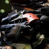 San Antonio police officers collect firearms and ammunition during a gun buyback event at the Alamodome on Nov. 24, 2024. 