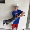 Dayton Conaway caught a channel catfish at Metcalf Lake in San Angelo that weighed 8.65 pounds and was 29 inches in length.