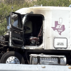 A semi-truck caught fire on U.S. 87 on Thursday, July 23
