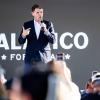 State Rep. James Talarico, the Democratic nominee for U.S. Senate, campaigns at Celis Brewery in Austin on Aug. 20, 2026, as part of his "New American Dream" tour to promote his economic agenda.
