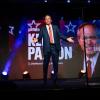 Attorney General Ken Paxton, the Republican nominee for U.S. Senate, enters the stage at the Texas Youth Summit in The Woodlands on Oct. 9, 2026. Antranik Tavitian for The Texas Tribune