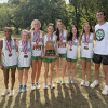 The Wall Lady Hawks claimed the top five spots for a perfect score Wednesday at the District 5-3A Cross Country Meet at Abilene State Park.